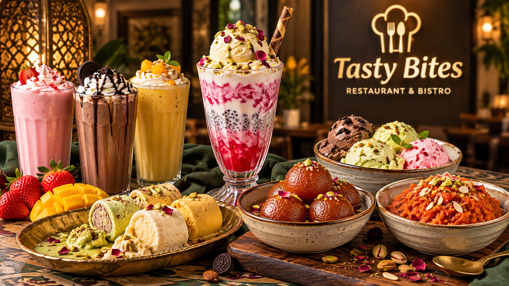 Pakistani Desserts, Kulfi & Fresh Drinks in Perth – Sweet Treats at Tasty Bites
